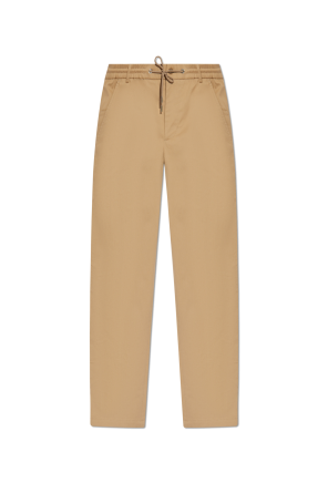 パンツ SAINT LAURENT CAMEL COTTON PANT Saint Laurent strech-cotton Chino Trousers | Neutrals | FARFETCH